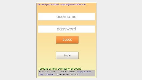 How to use timeclockfree.com web based time clock system?