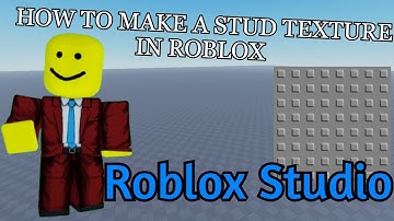How To Make STUD TEXTURE in Roblox Studio! (2025)