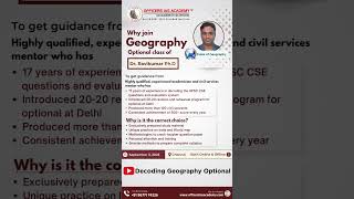 Geography Optional by Dr. Ravi Kumar Ph.D