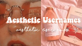 Aesthetic Usernames Cute Usernames for Instagram and TikTok