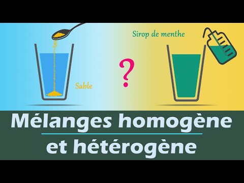 Vidéo: Les mélanges mécaniques sont-ils hétérogènes ?