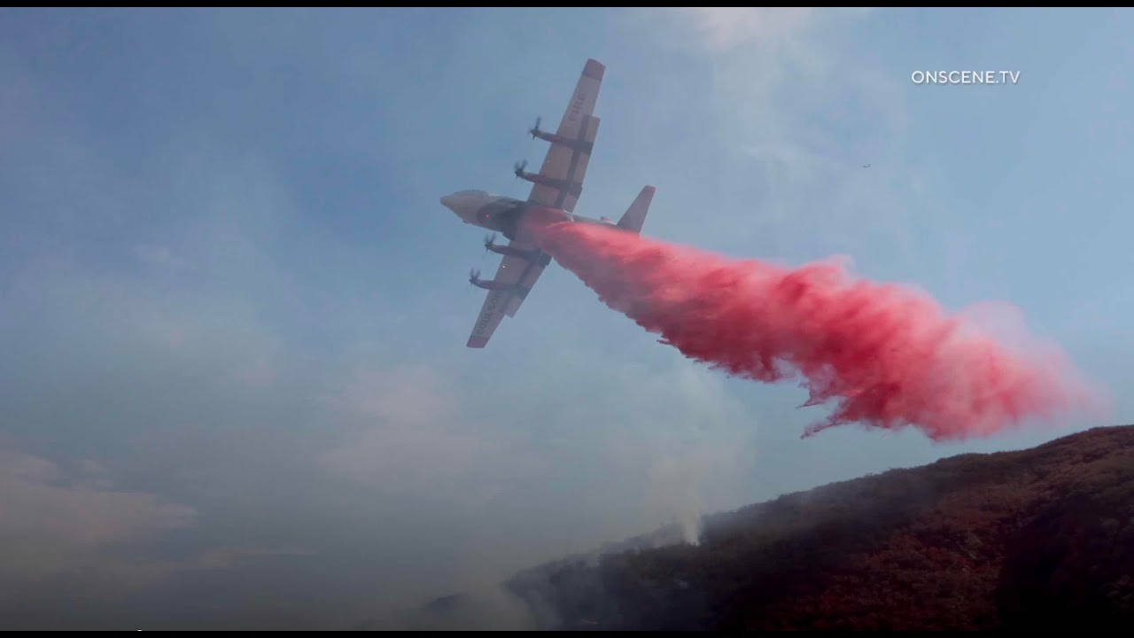Firefighter Injured Battling Brush Fire | San Bernardino - YouTube