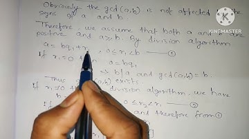 If a and b are any two integers not both zero then gcd (a,b) exists and is unique || Number Theory