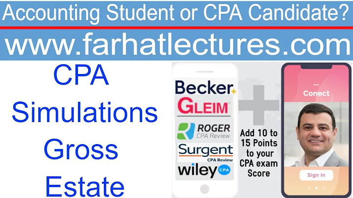 CPA Simulations | Gross Estate | Taxable Estate | CPA Exam REG | Corporate Taxation Course