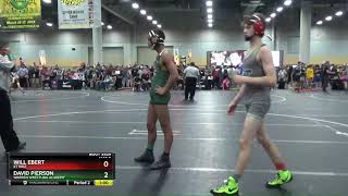 High School 9Th - 10Th Grade 120 David Pierson Warren Wrestling Academy Vs Will Ebert Kt Kidz