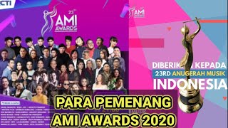 PARA PEMENANG AMI AWARDS 2020