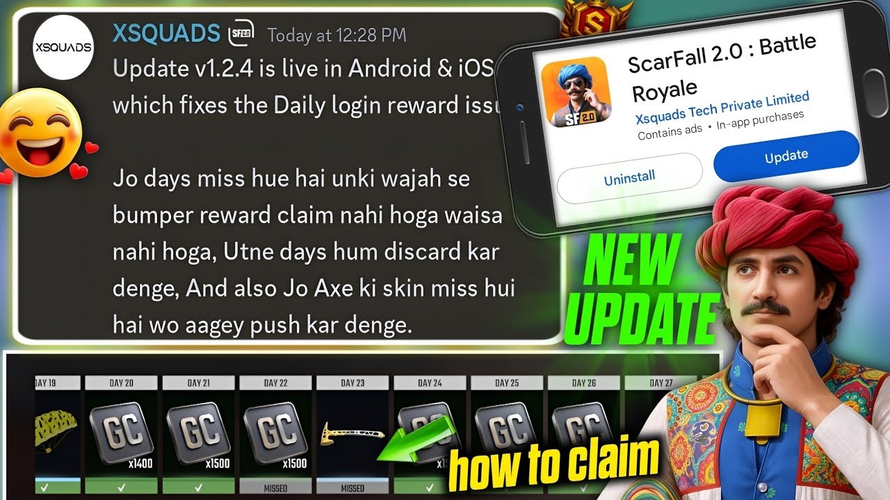 Scarfall 2.0 new update | 1.2.4 new update scarfall | 