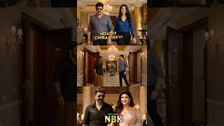 Glimpse Of Megastar X Balakrishna Nata Simha Fan Made The Ultimate Legends