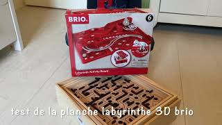 Test de la planche 3D labyrinthe BRIO screenshot 1