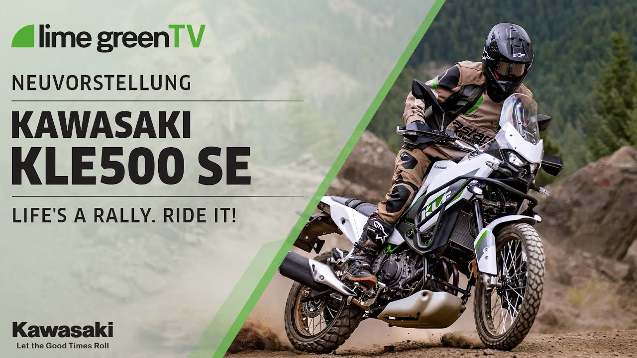 Neuvorstellung: Die neue Kawasaki KLE500 SE MY2026 - Life's a Rally. Ride it!