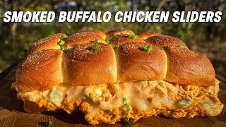 Easy Smoked Buffalo Chicken Sliders in 30 Minutes | Ash Kickin' BBQ