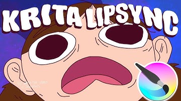 How To Animate in Krita - My Storyboard, Lipsync and Camera Process