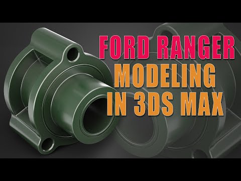 Topology Hard Surface: Ford Ranger Hard Surface Modeling In 3ds Max || N°_177