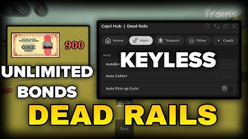 DEAD RAILS script no key FULLY AUTOMATIC 100%, AUTO BONDS, AIMBOT GUN, KILL AURA
