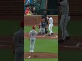 Jordan Westburg's friends were behind home plate for his first Major League at-bat 😂