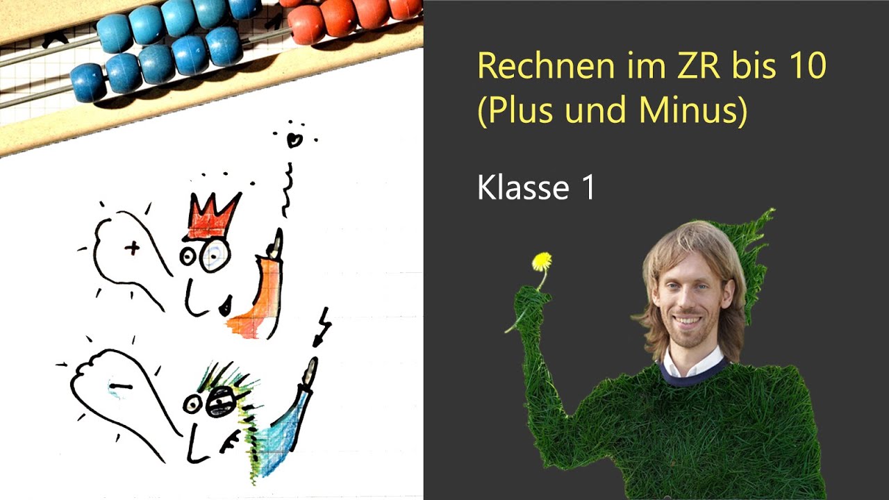 [Klasse 1] Rechnen ohne Finger - Zahlenraum bis 10 (Addition + Subtraktion): Unterricht Lehrer Wirth