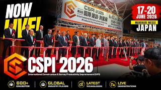 CSPI-EXPO 2026 Japan is LIVE | Innovation, Machinery & Smart Construction in Action#constructionexpo