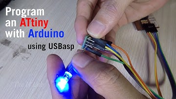 Program an ATtiny With Arduino using USBasp