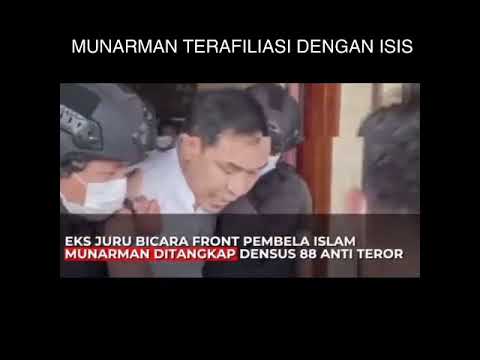 Munarman terlibat jaringan terlarang