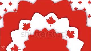 O Canada [Motion Graphic Background Loop] | Flag-Inspired Background Video screenshot 3