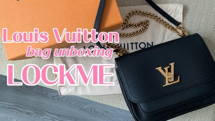 Louis Vuitton LOCKME TENDER Unboxing/ Size Comparison LV- Chanel/ What's  Fit. 