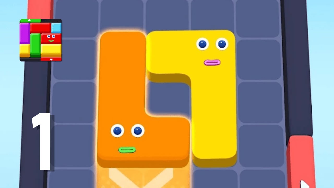 Block Slide: Color Challenge - Gameplay Walkthrough Part 1 -Level 1 ...