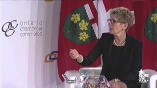 Hydro One will be sold to pay for infrastructure development in Ontario and that's that, Wynne says