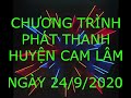 Chương Trình Phát Thanh Huyện Cam Lâm Ngày 24 9 2020