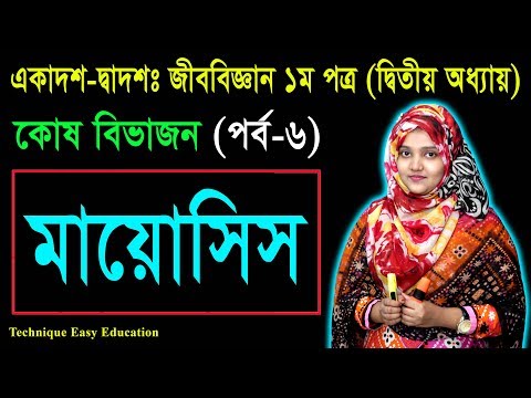 মায়োসিস || কোষ বিভাজন ||  HSC Biology 1st Paper Chapter 2 (Part 6) | Eleven Twelve || Cell Division