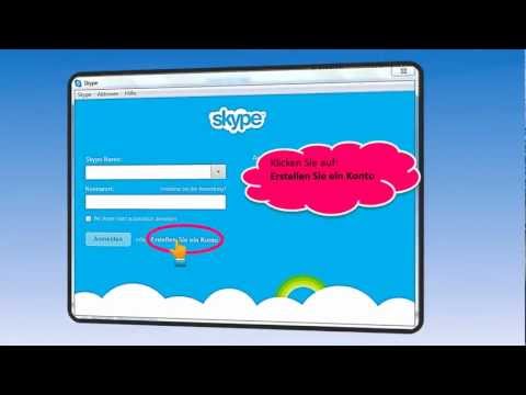 NEU! Skype eine Anleitung - Teil 2 - Benutzerkonto anlegen