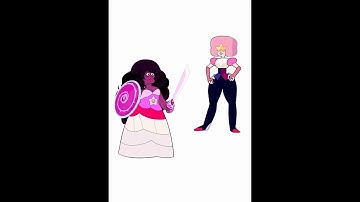 Rose Quartz and Garnet Color Swap