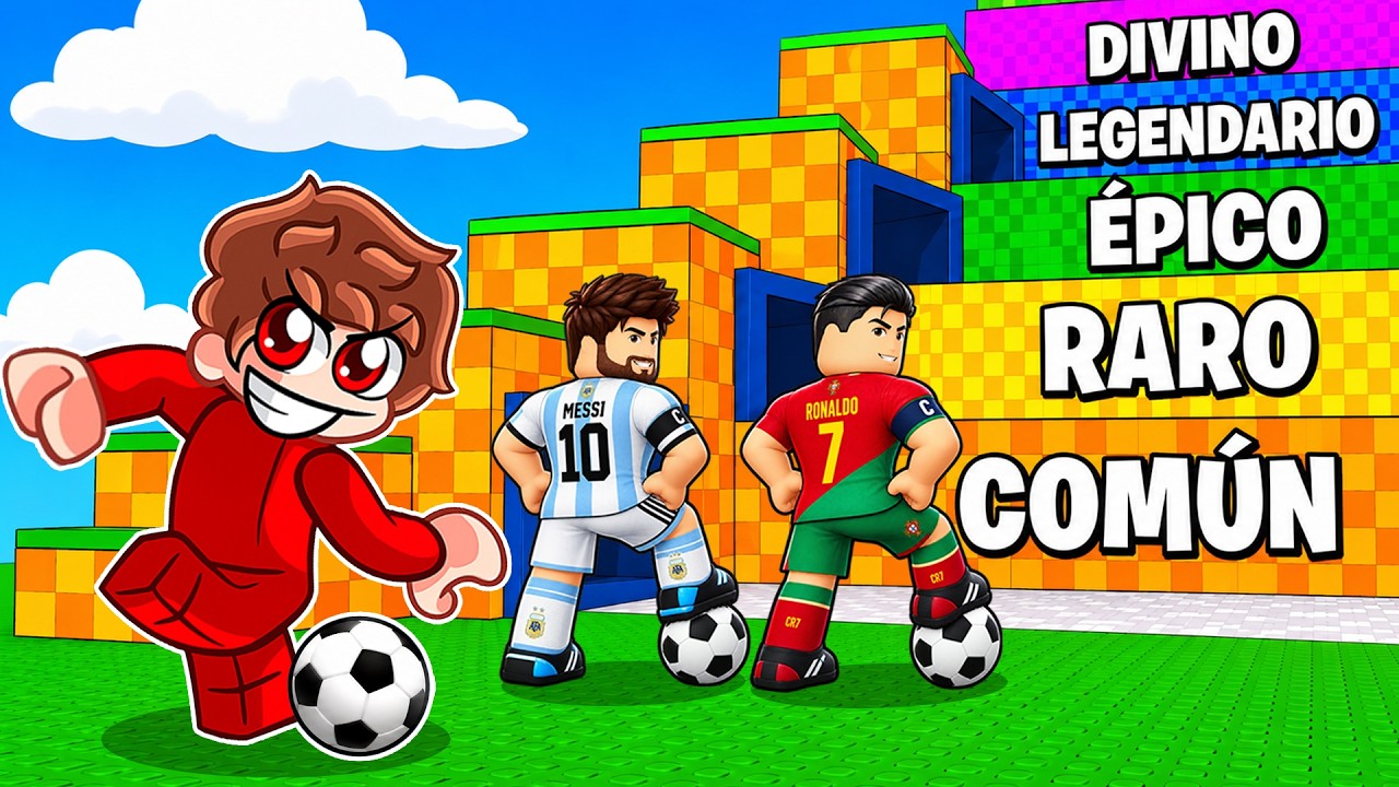 SALTA para ROBAR JUGADORES DE FÚTBOL en Roblox!