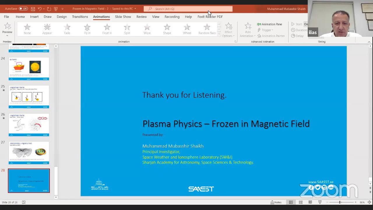 Lecture: Plasma Physics: Frozen in Magnetic Field