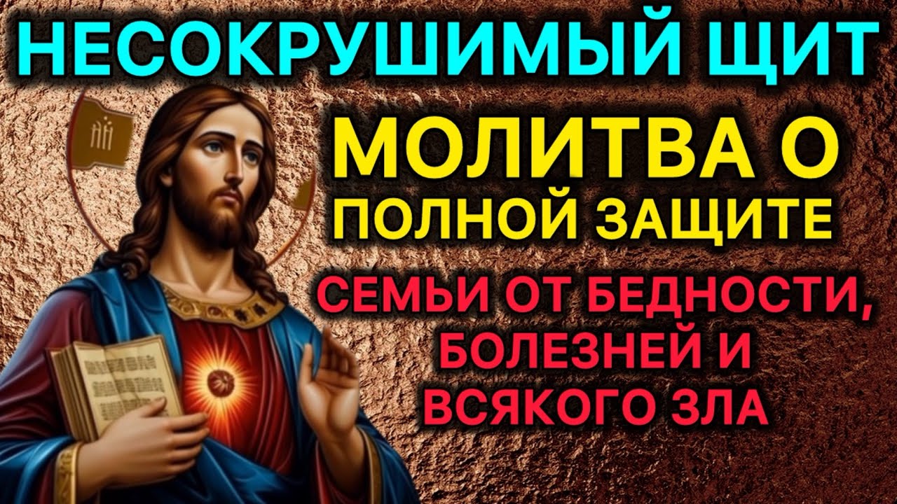 Несокрушимый щит. Молитва о полной защите семьи от бедности, болезней и всякого зла.