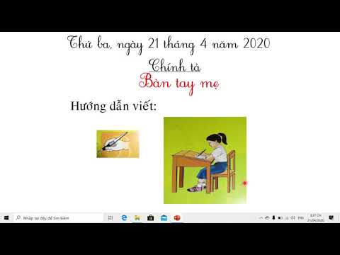 Bài: Bàn tay mẹ