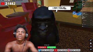 Ishowspeed meets a MONKEY on Roblox 🦍😭
