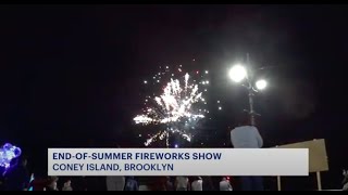 Coney Island display draws hundreds with ‘End of Summer’ fireworks