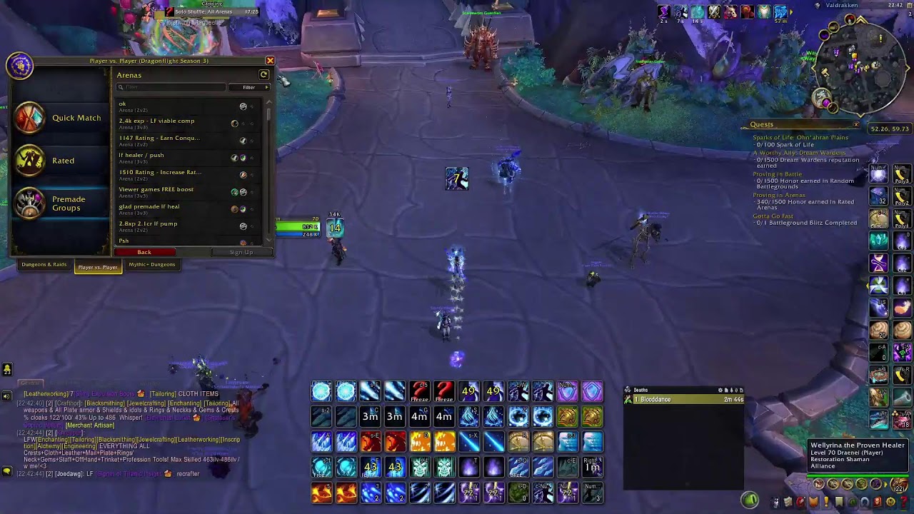 [World Of Warcraft]Soloshuffle - ~2.2k - Frost mage PoV - Chill with Music