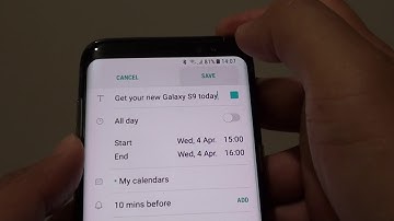 Samsung Galaxy S8: How to Directly Create a Calendar Event from an Email