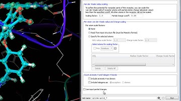 Receptor Grid Generation - Selection of Partial Charges