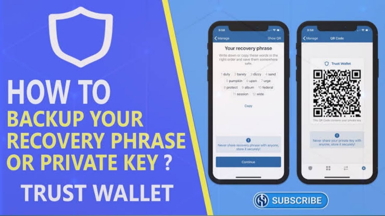 private keys trust wallet words