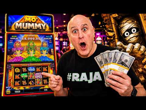 Mo Mummy Would NOT Stop Paying Jackpots!! Over $10,000 Won!!