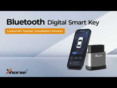 How to Use Xhorse Bluetooth Smart Key Full Installation and Activation Guide