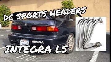 DC Sports Headers Install On Integra!!!