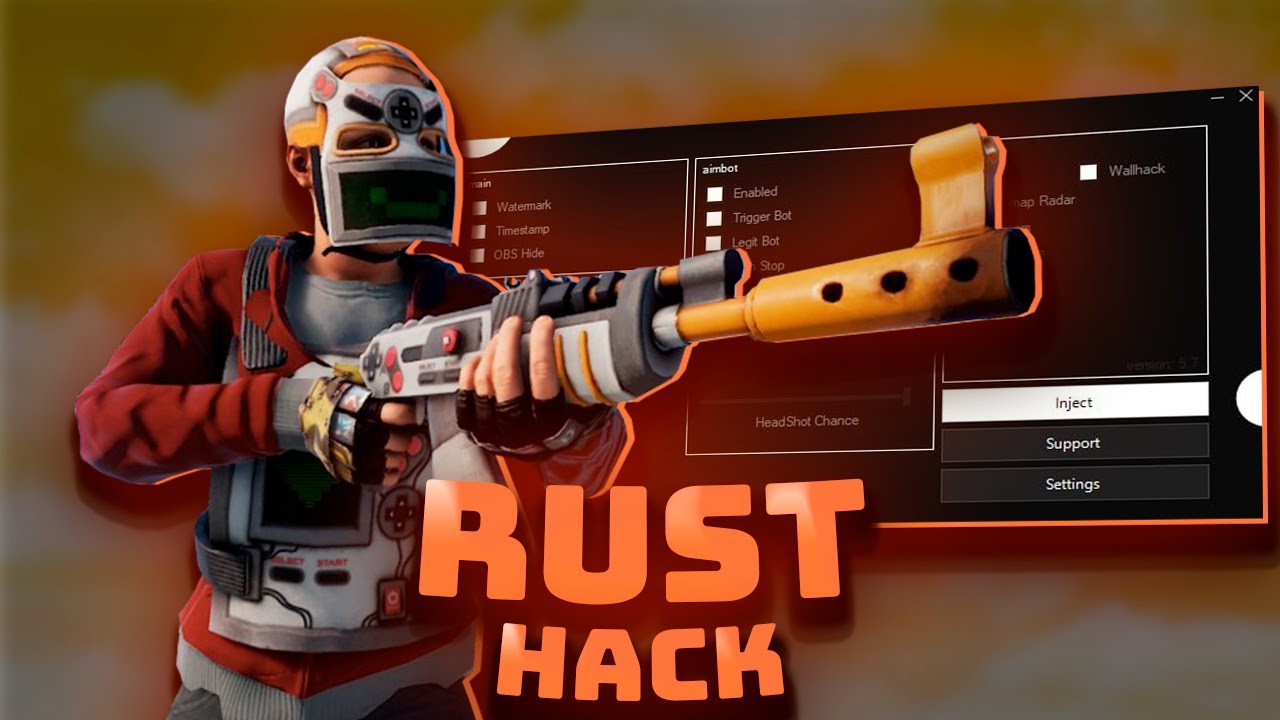 🔥BEST RUST HACK | HOW TO HACK RUST | FREE | WALLHACK + AIMBOT - YouTube
