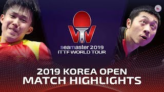 Xu Xin vs Wang Chuqin | 2019 ITTF Korea Open Highlights (1/2)