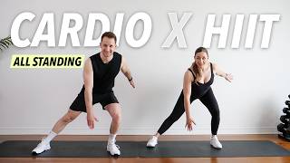 15 Min Standing Cardio HIIT Workout – Full Body Fat Burn (No Equipment, No Repeat)