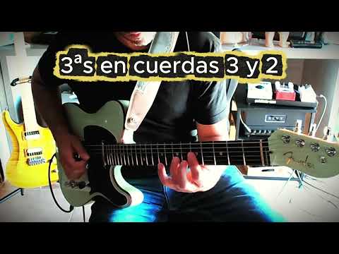 Técnica: Ejercicio de terceras en cuerdas 1, 2 y 3 (Domina el mástil) Espero tus vídeos!!🔥