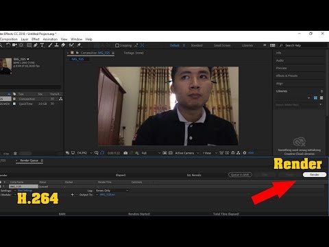 how to get h.264 in after effects cc 2018