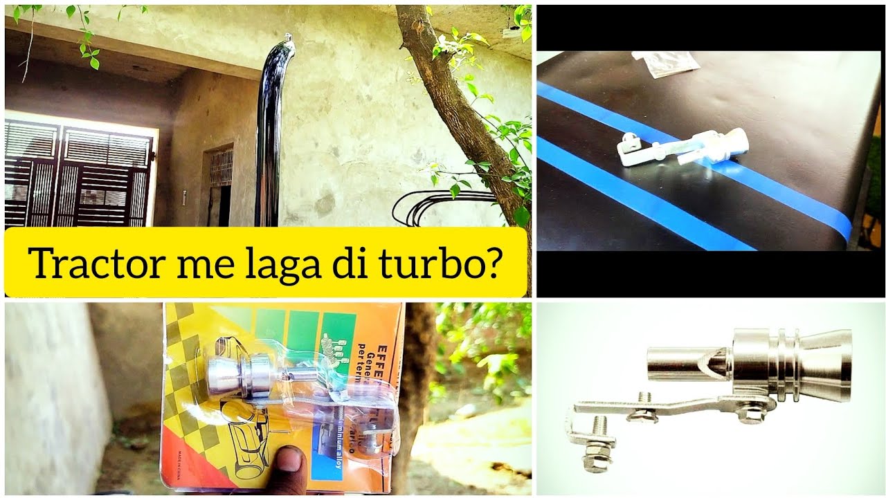 Tractor me lagayi turbo sound whistle!😃